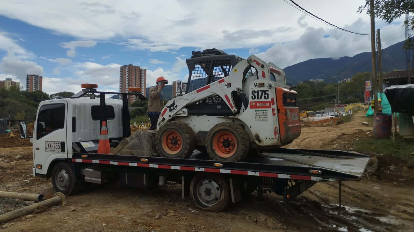 Grúa para maquinaria