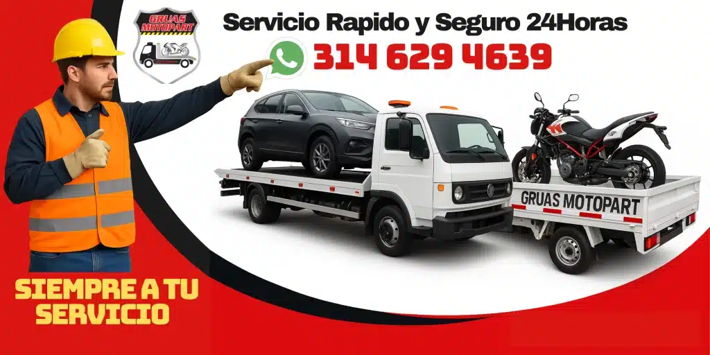 Grua moto grua carro grua 24 horas medellin