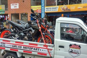 MotoGrua MotoPart Grua de moto en medellin